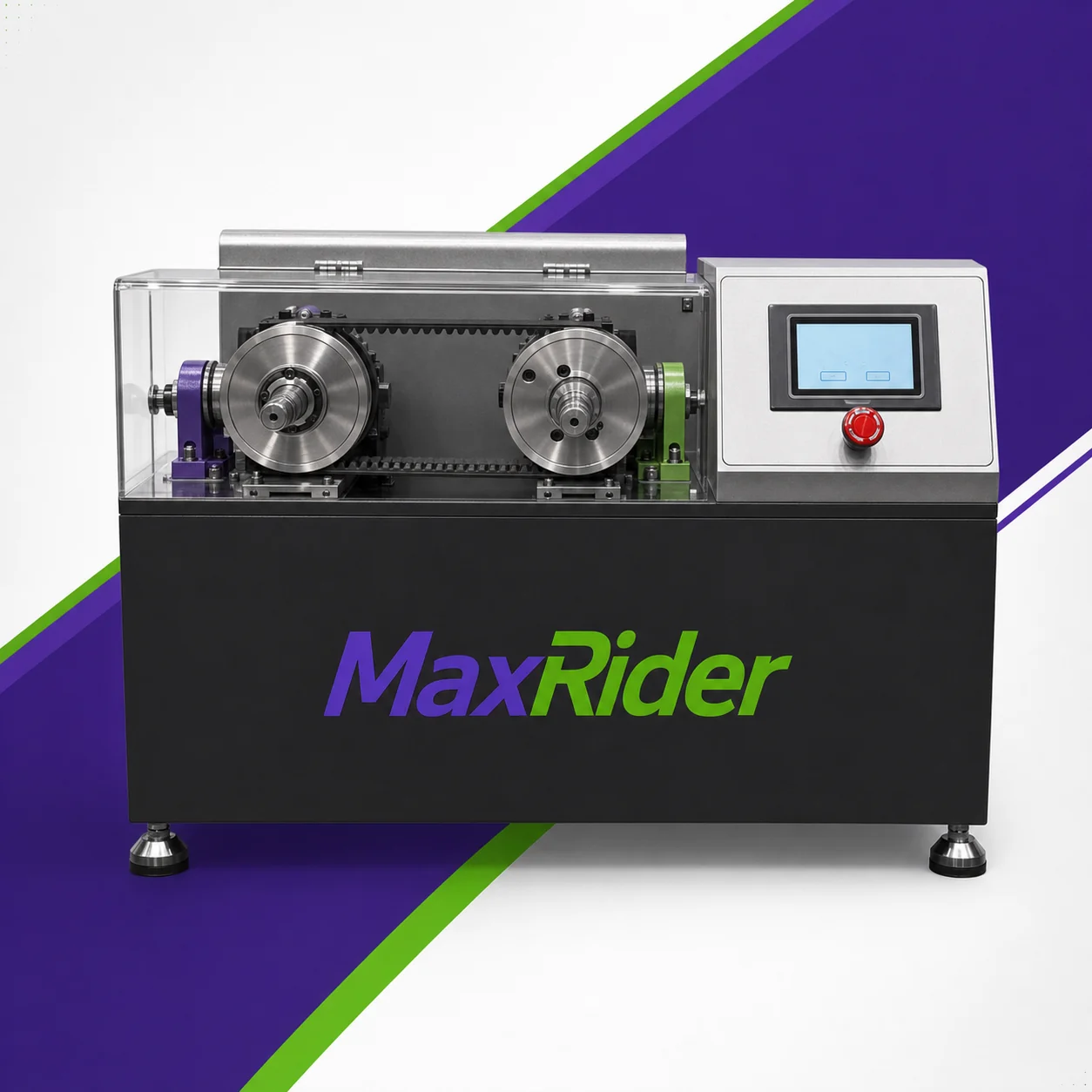 MAXRIDER enclosed belt test machine